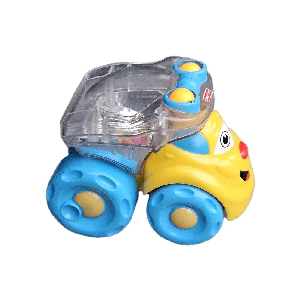 Fisher Price Brilliant Basics Poppity‎ Pop Dump Truck Popping Balls Rattle Toy